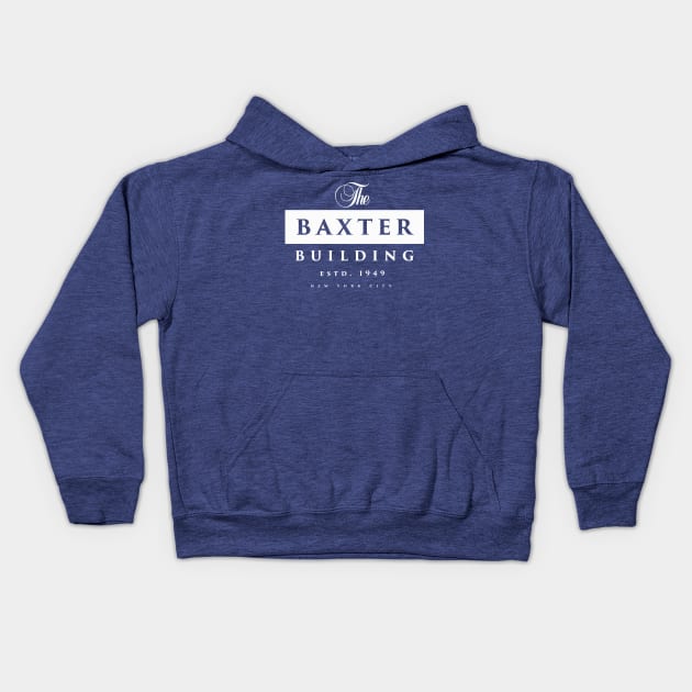 The Baxter Building Kids Hoodie by MindsparkCreative